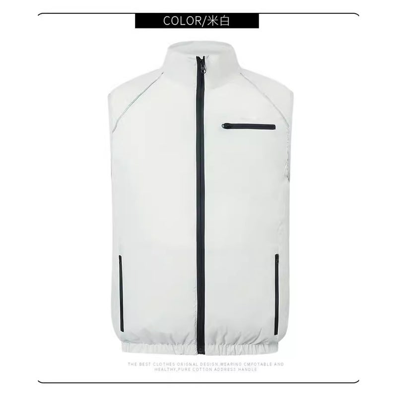 Summer Outdoor Heatstroke Prevention Work Clothes New Usb Charging Fan Clothes Cooling Smart Air Conditioning Clothes Tide - Image 1